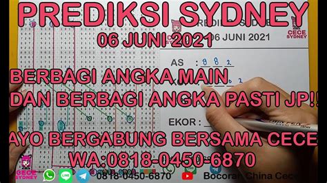 4d sydney hari ini