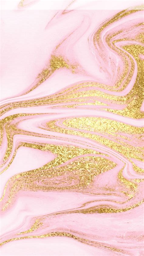 Gold And Pink Iphone Wallpaper