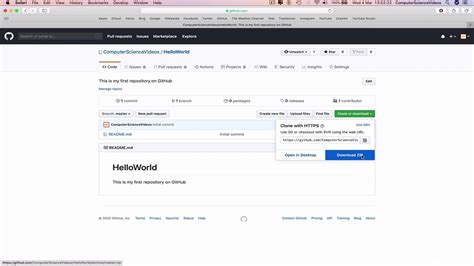 How To Use Github On A Computer Download A Github Project Zip File