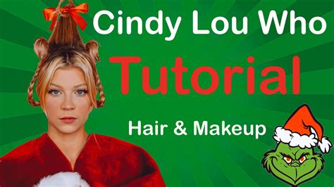 Cindy Lou Who Hair And Makeup Tutorial