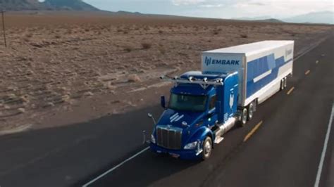 Embark Self Driving Truck Eyes Driverless Freeway Journeys