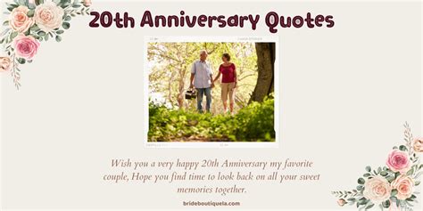 Happy 20 Year Anniversary Quotes And Wishes For Husband Wife And