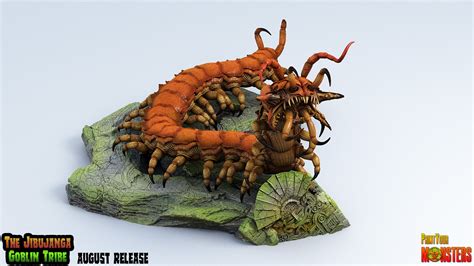 Giant Centipede By Print Your Monsters Dungeons And Dragons Etsy