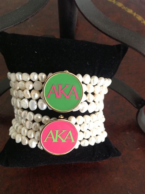 Freshwater Pearlsaka Alpha Kappa Alpha Jewelry Alpha Kappa Alpha