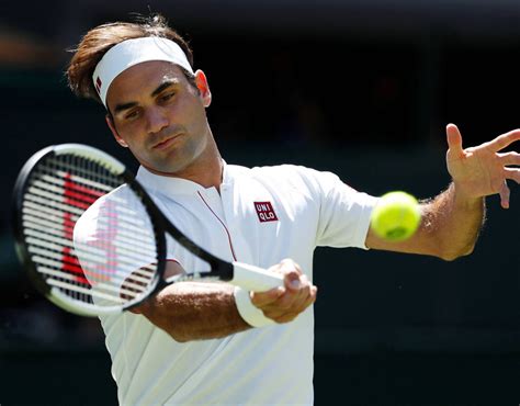 roger federer uniqlo outfit revealed at wimbledon after ditching nike first pictures tennis