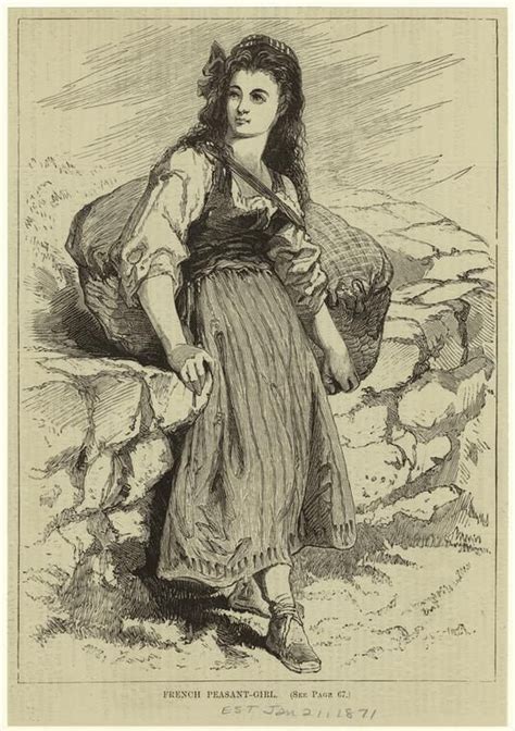 French Peasant Girl 17th Century Fashion Peasant Clothing Peasant