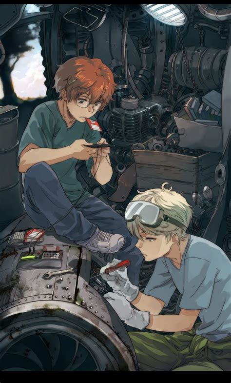Anime Mechanic Boy Ryoko Wallpaper