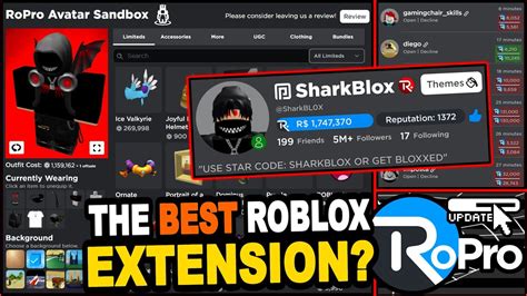 The Best Free Roblox Extension Ropro Review Youtube