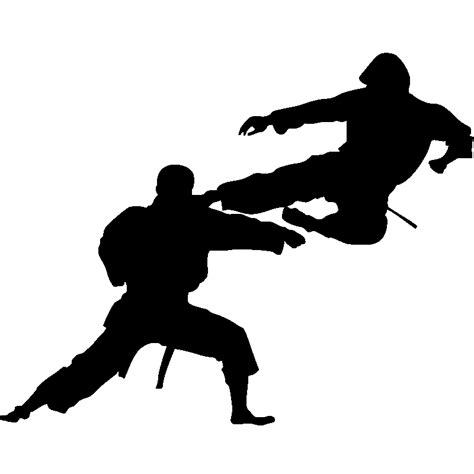 Silhouette Karate Martial Arts Sport Silhouette Png Download 800