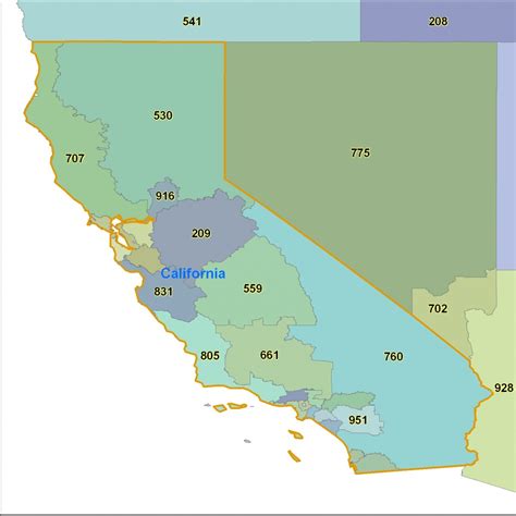 California Zip Code Mapcounty Map Of Usa District California Zip Code Map Free Printable Maps