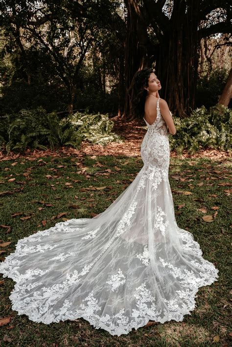 Dramatic Back Wedding Dresses For The Statement Bride Wedding Journal