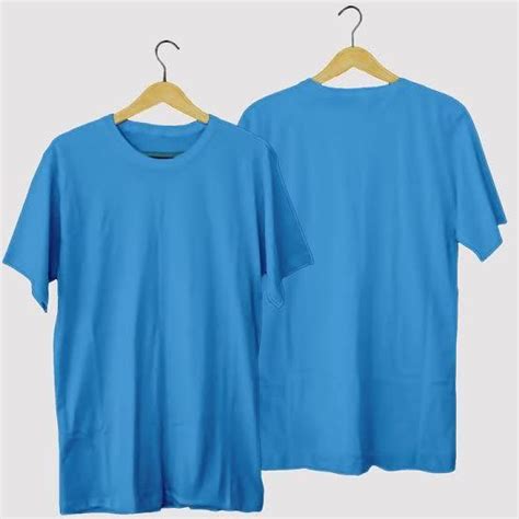 T Shirt Kaos Polos Biru Turkis Pria Wanita Casual Premium Lazada