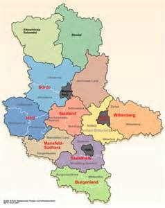 Bundesland in der mitte der bundesrepublik deutschland. Landkarte Sachsen-Anhalt Landkreise - Gerserc