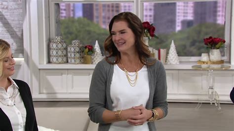 Brooke Shields Timeless Duster Cardigan On Qvc Youtube