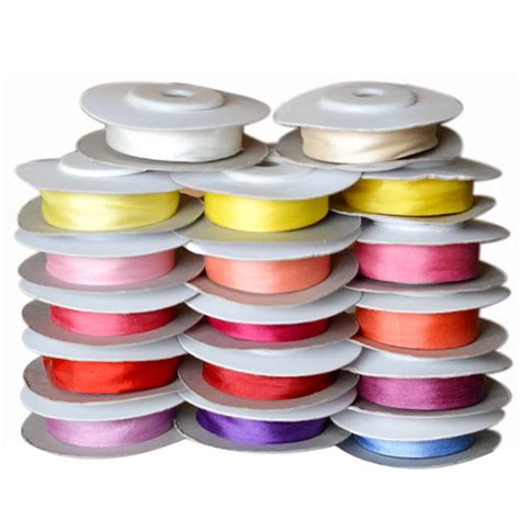 Mm Wide Pure Mulberry Silk Ribbons For Embroidery Handcrafts