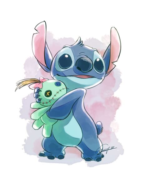 Cute Baby Toothless And Stitch