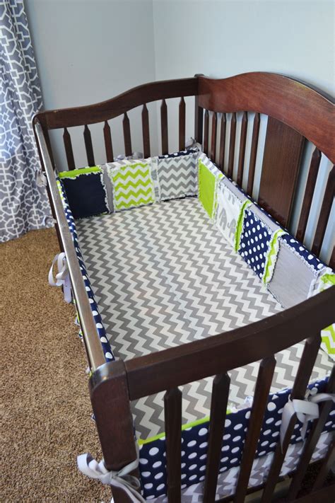 Shop our wide selection of nursery bedding sets that are perfect for any baby boy nursery. Elephant Baby Boy Crib Bedding - Navy / Lime / Gray | Crib ...