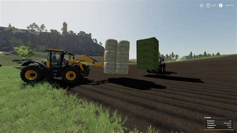 Forks With Bale Loading V10 For Farming Simulator 2019