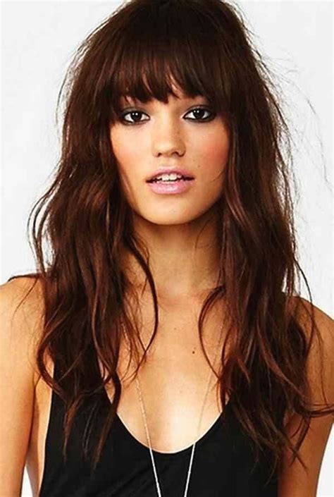 57 Of The Most Beautiful Long Hairstyles With Bangs Long Hair Bangs
