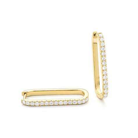 K Yellow Gold Oblong Diamond Dangle Earrings Josephs Jewelers