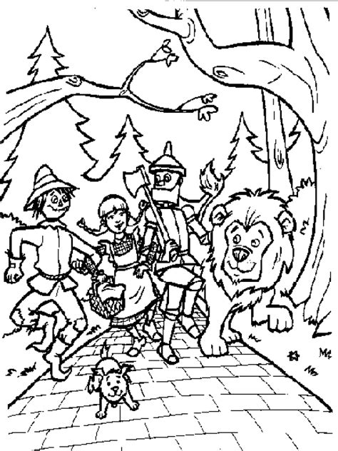 Get This Wizard Of Oz Coloring Pages To Print For Kids Q1cin