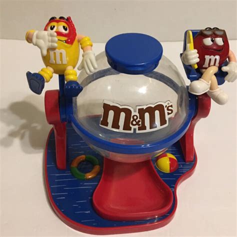 Mandm Make A Splash Candy Dispenser Mm Red And Yellow Mars Ebay