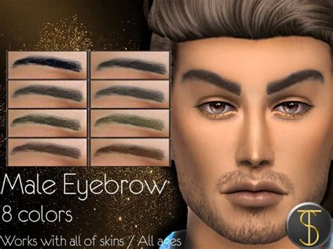 The Sims Resource Male Eyebrow By Turksimmer Sims 4 Downloads Makeup