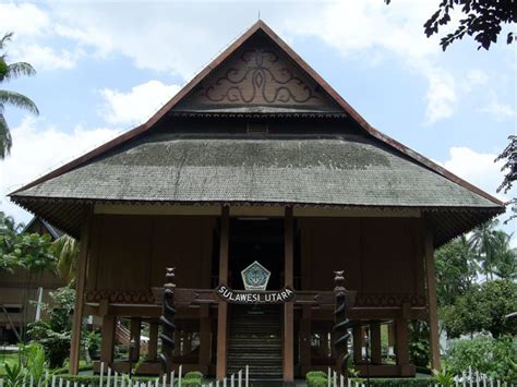 2 Rumah Adat Sulawesi Utara Beserta Penjelasan Gambar And Ciri
