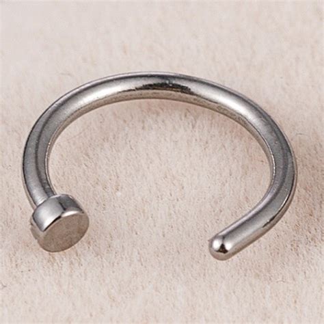 3 Piercing Argola Ponta Conforto Para lábios nariz boca orelha 8MM