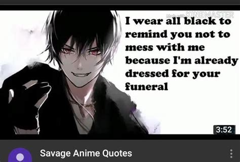 Savage Anime Quotes Evmore Electric Vehichle Anime Quotes Funny