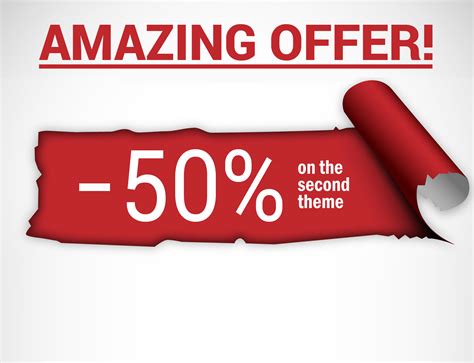 Buy one and get 50% discount on second theme - Themes4wp