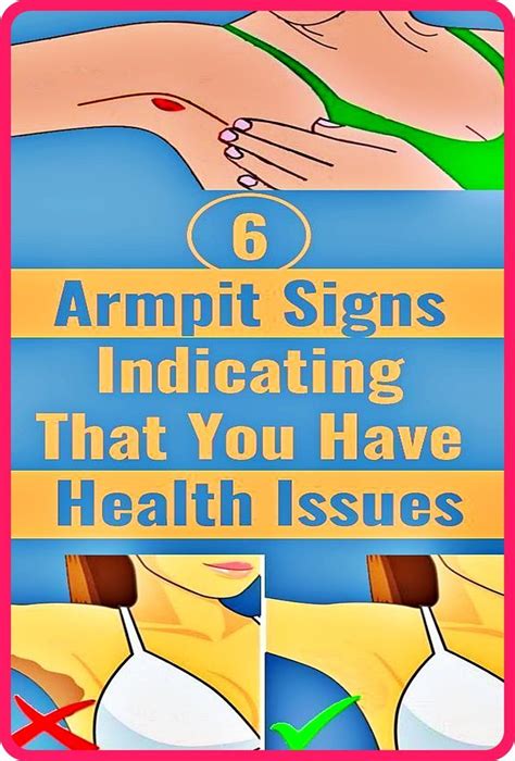6 Armpit Signs Indicating Healthy Book Health Issues Health