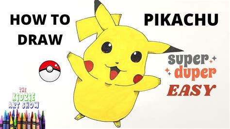 How To Draw Pikachu Step By Step Easy Pikachu Pokemon