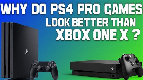 Why Do Games Look So Much Better On Ps4 Pro Than Xbox One X Wtf Youtube