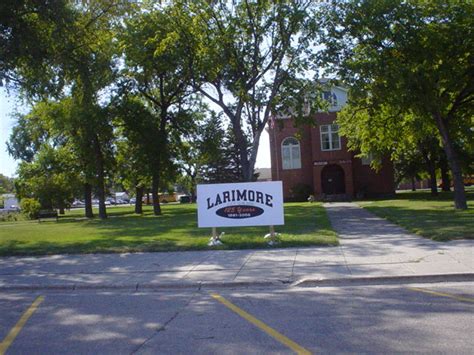 Larimore Nd The City Muesuem And A Sign Displaying The Cities Age