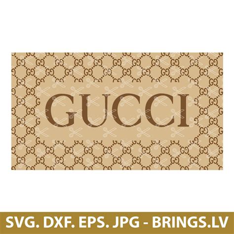 Gucci Svg Cut File Brand Logo Fashion Svg  Dxf Eps For