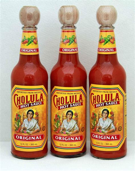 Cholula Original Hot Sauce 12 Fluid Ounces 3 Pack