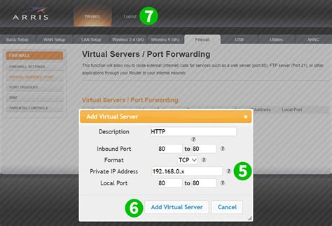 Enable Port Forwarding For The Arris Tg1652s Cfos Software