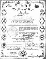 Pictures of San Antonio County Clerk Marriage License