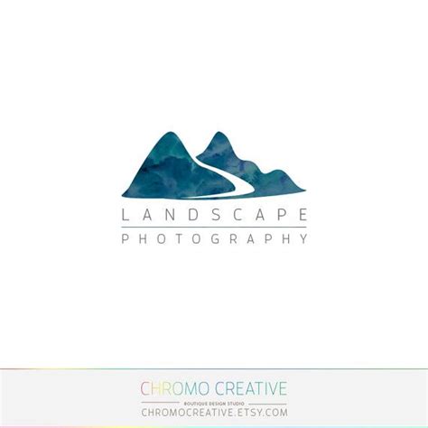 Premade Logo Premade Photography Logo Landscape By Chromocreative