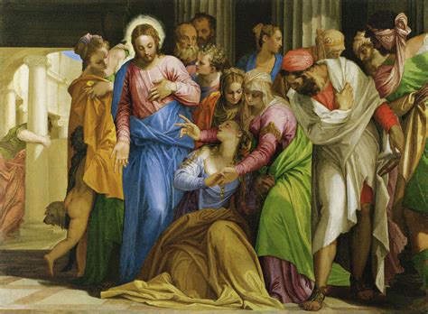 Paolo Veronese Christ Healing A Woman With An Issue Of Blood