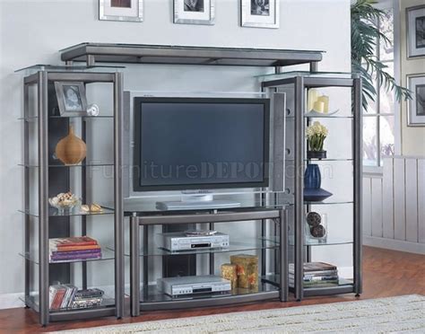 A wide variety of glass entertainment stand options are available to you, such as general use, design style, and appearance. Dark Gray Contemporary TV Stand W/Glass Shelves