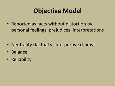 Ppt Objective Model Powerpoint Presentation Free Download Id7096622