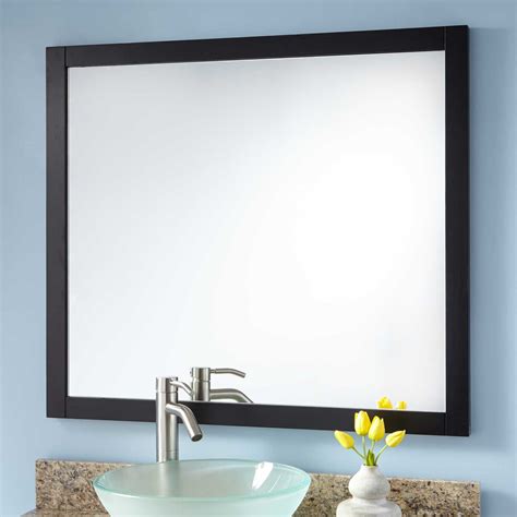 Add a few mirrors in your home to both add light and create the illusion of more space. Everett Vanity Mirror - Black - Framed Mirrors - Bathroom ...