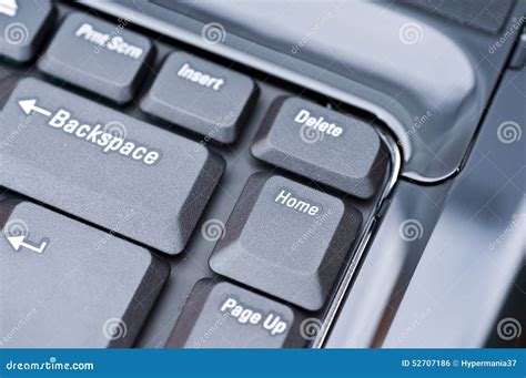 Home Key On Keyboard Stock Photo Image Of Button Selective 52707186