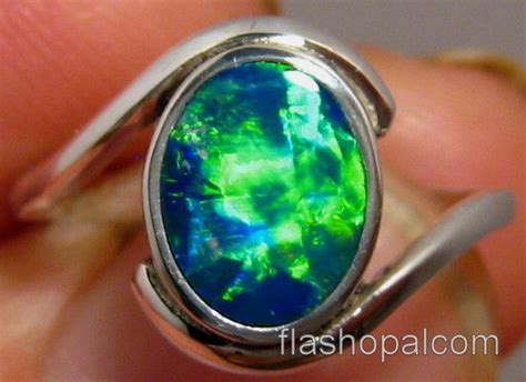 Opal Rings For Sale Opal Rings Under 500 Electric Green Blue