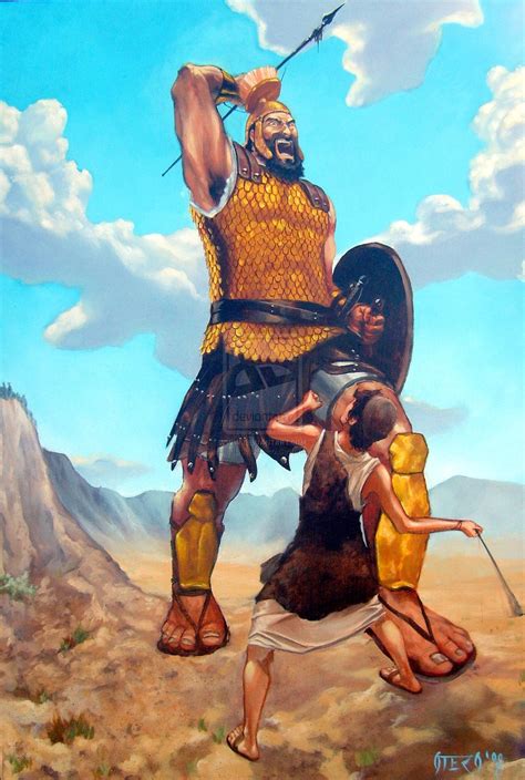 David Vs Goliath By MarianoDavidOtero On DeviantART Davi E Golias