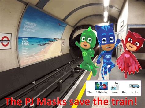 Story Pj Masks Save The Train Teaching Resources