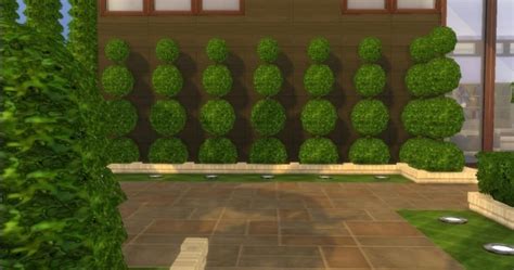 Elegance Topiary Shrubs Ts4 Conversion By Adonispluto Sims 4 Plants