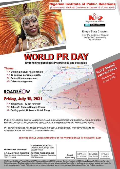 World Pr Day On Twitter The Enugu State Chapter Of The Nipr Will Also
